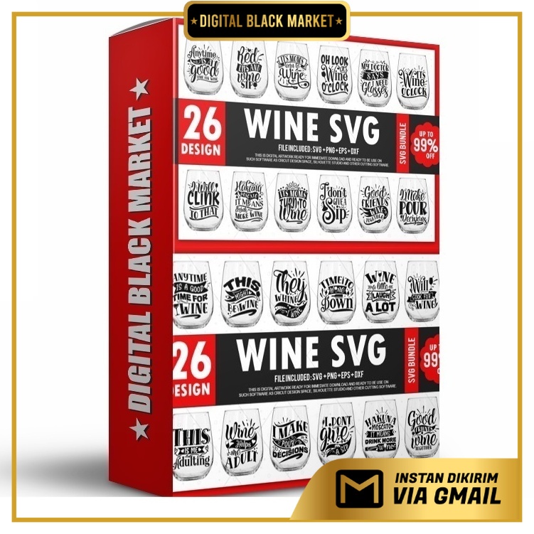 Wine Quotes Bundle - Vector Designs