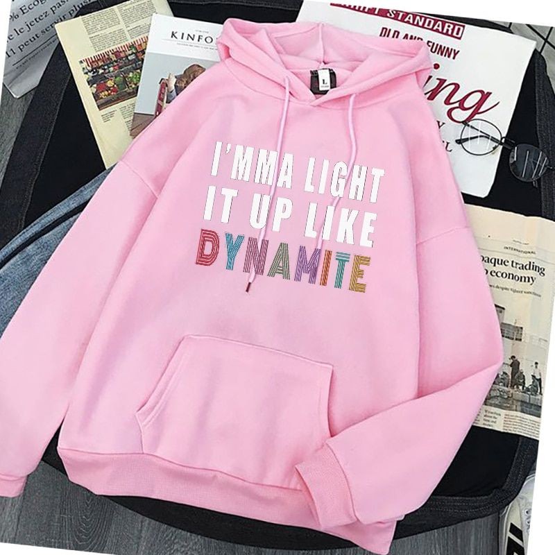 HOODIE UNISEX IT UP  LIKE DYNAMITE - HOODIE TEBAL CEWEK - HOODIE JUMPER PREMIUM