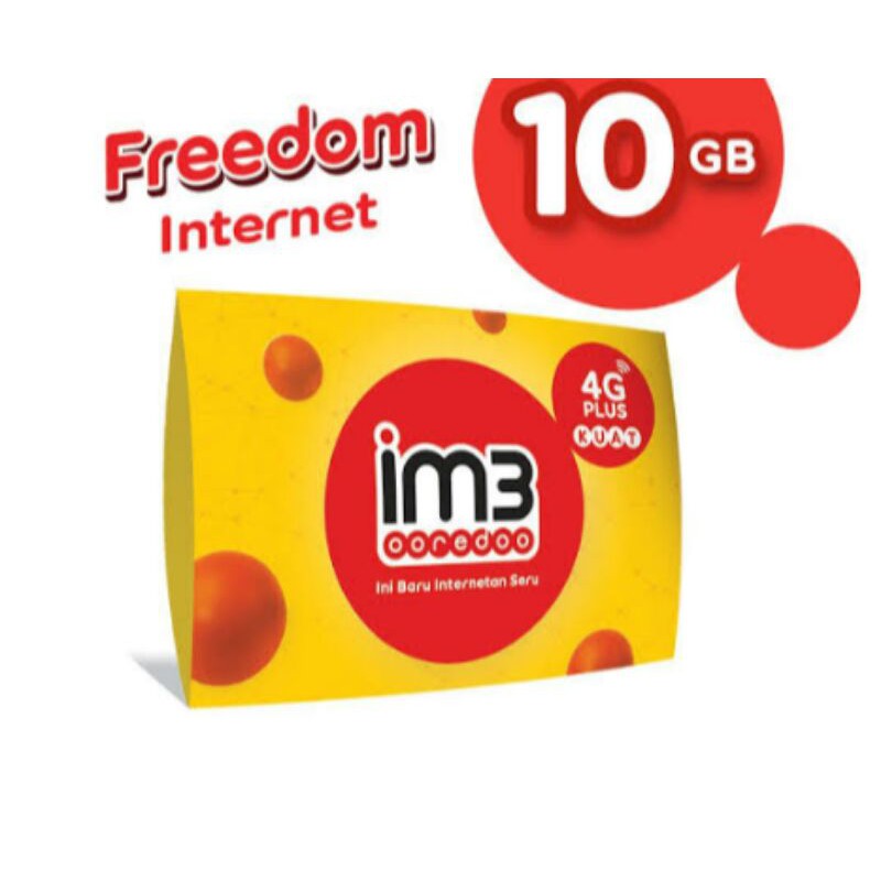 KARTU PERDANA INDOSAT KUOTA 10GB FREEDOM