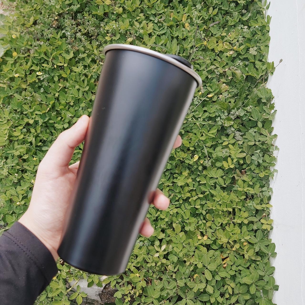 Cup Tumbler Stainless Steel Polos TANPA MERK Botol Minum Kopi Seamless Coffee Cup