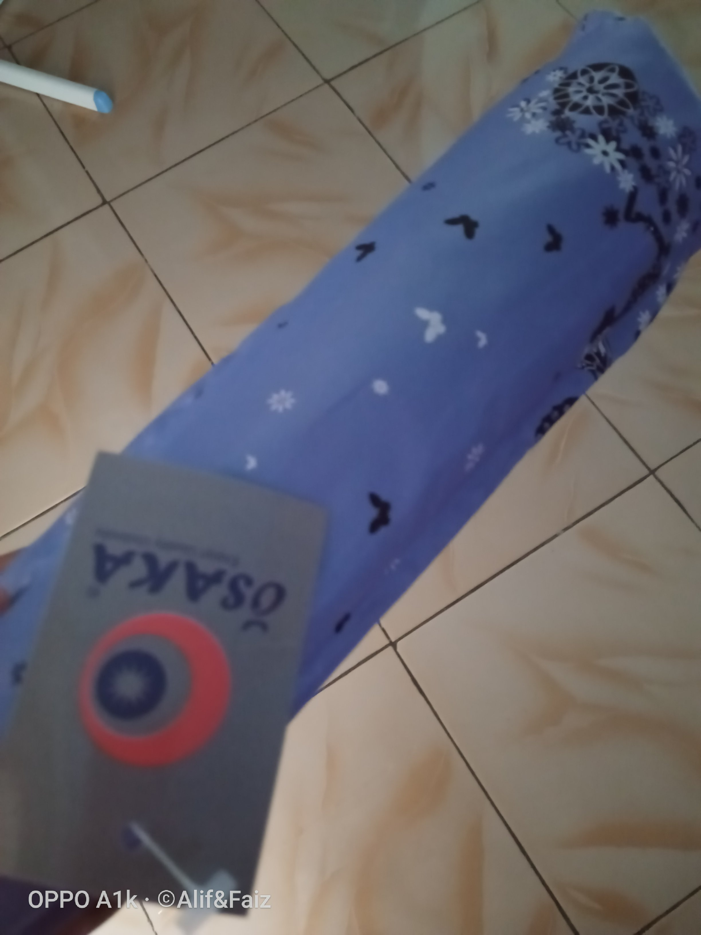 Payung Lipat 4 Fancy Karakter Motif Kupu Merk Osaka - Osk-360