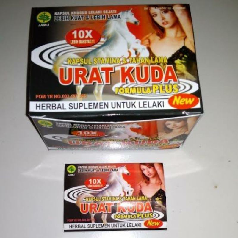 URAT KUDA 10x Kapsul 100% Berkhasiat