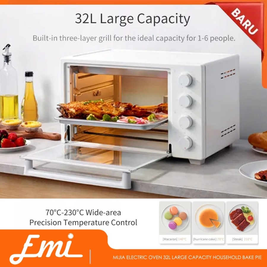 Mijia Electric Oven 32L Panggang Roti Kue Household Bake