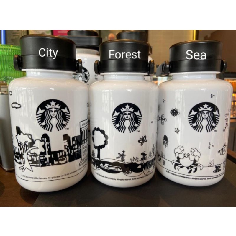 Jual Tumbler Starbucks x Kreaby Tumber Starbucks 1L Shopee Indonesia