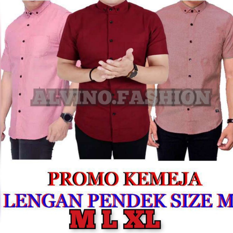 Kemeja Pria Boyi Top Man Lengan Panjang Pendek Kasual Polos Formal Kerja