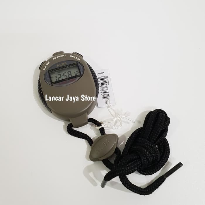 Stopwatch Alba / Pengukur Waktu ALBA SW01 Original