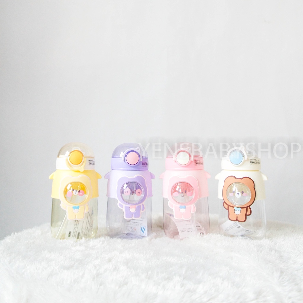 Strap Drink Bottle 720ml - Botol Minum Anak Tali Dan Sedotan L9015