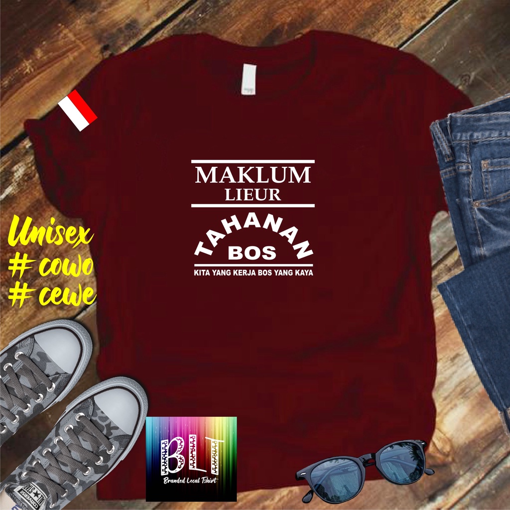 Cod Promo Diskon Gratis Ongkir Tahanan BOS Pakaian Pria Pakaian Wanita Kaos Hits Distro Bndung /KAOS EKSPRESI/KAOS HITS/KAOS BANDUNG/KAOS MURAH/KAOS DISTRO