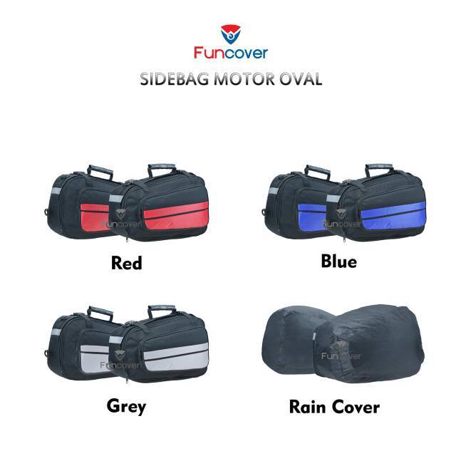 Sidebag Oval / Sidebag Motor / Tas Samping Motor/ Side Bag Oval