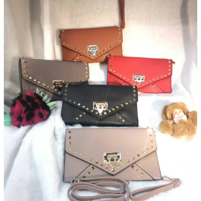 TAS PESTA VALENTINO CLUTCH #9352 EVENING CLUTCH BAG