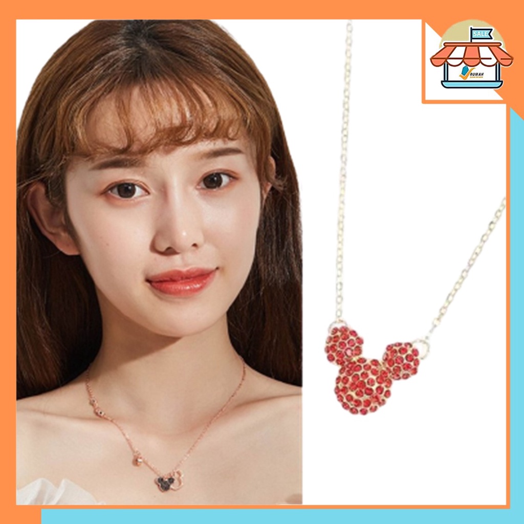 RSB VZ065 Kalung Liontin Mickey Mouse Disney Perhiasan Murah High Quality Halus Tahan Lama Import