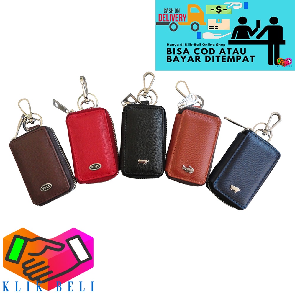 Dompet Resleting Gantungan Kunci STNK Mobil Motor