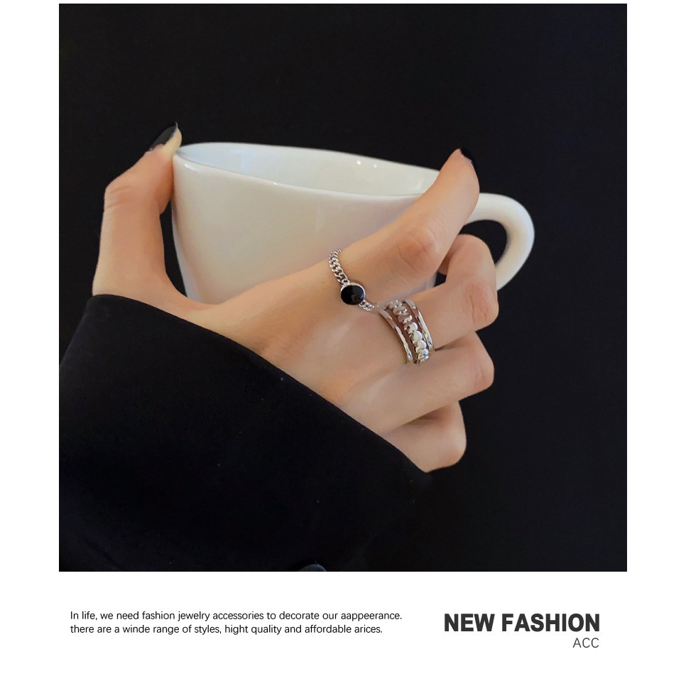 Two-piece Ring Accessories Fashion Personality Trend