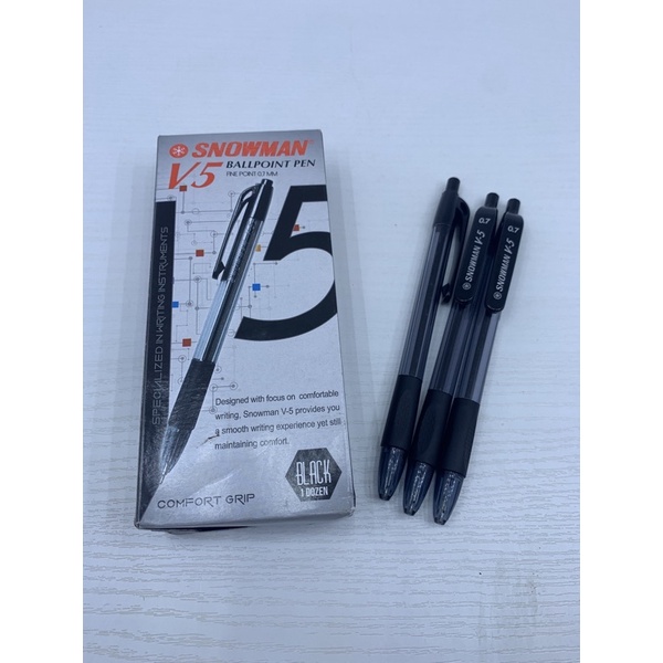 

Ballpoint Pulpen Cetek Snowman V5 Hitam