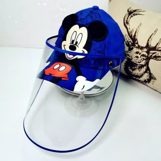 laristerus79 TOPI MICKEY topi miki topi face shiled shield maskertopi masker ORI