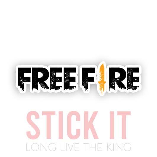 

Stiker sablon setrika DTF kaos baju sticker vinyl free fire gamer 17