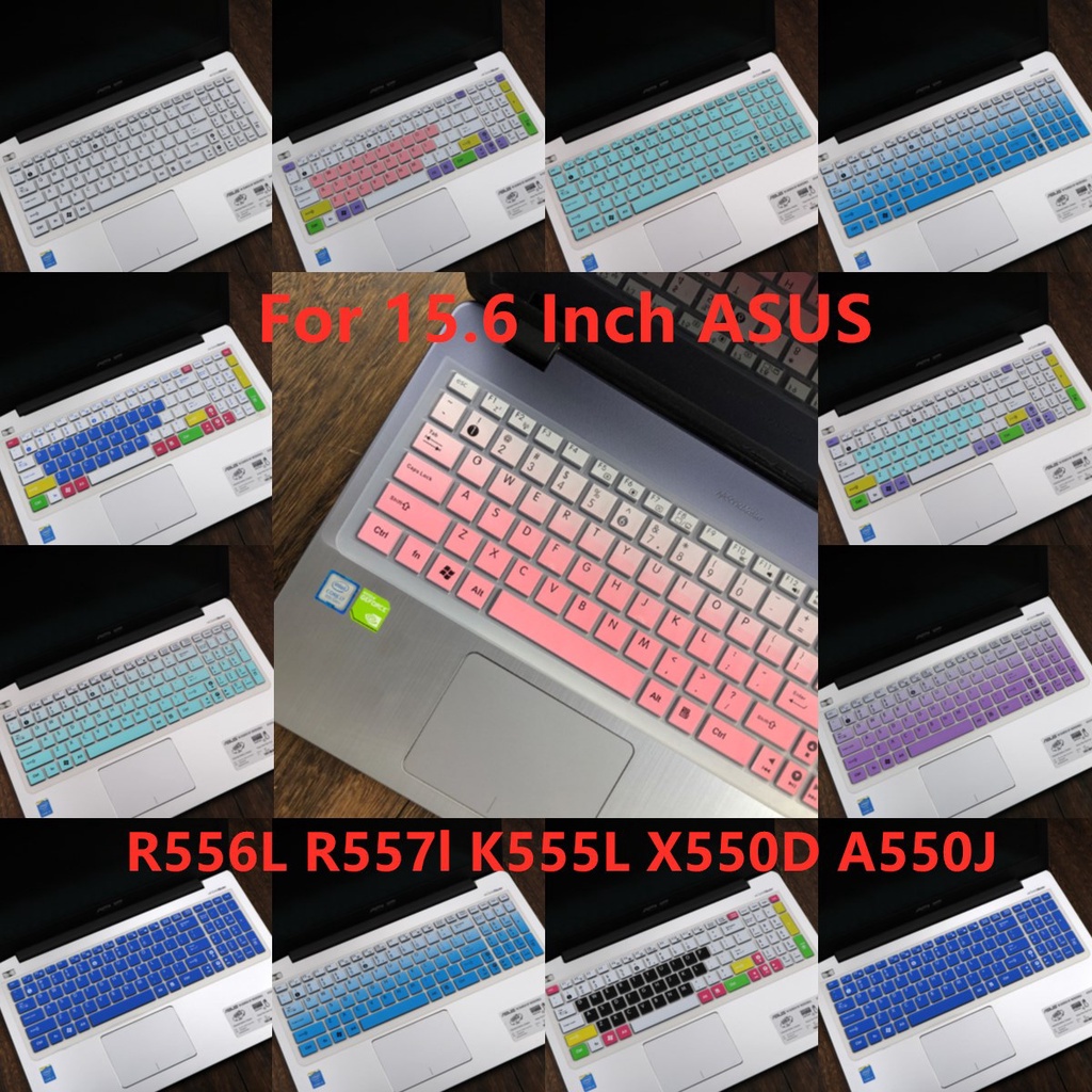 For 15.6 Inch ASUS R556L R557l K555L X550D A550J Soft Ultra-thin Silicone Laptop Keyboard Cover Protector