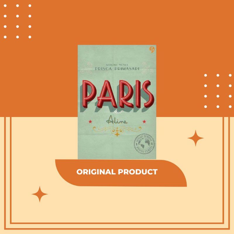Novel Paris (New Edition)  - Prisca Primasari (free postcard)