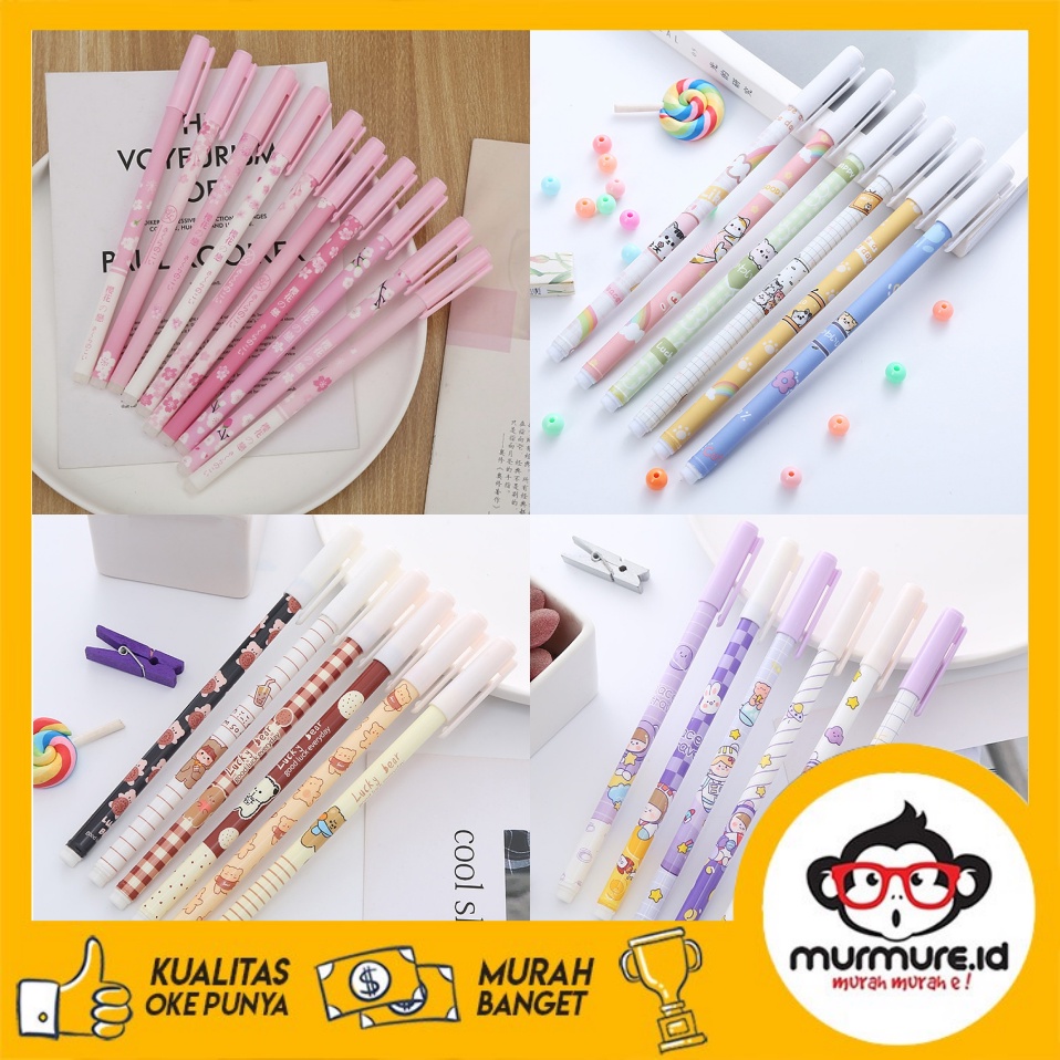 

MURMURE.ID | PENA PULPEN GEL MOTIF GAMBAR BUNGA SAKURA LUCU IMUT DAN SPACE ASTRONOUT / BOLPEN PEN GEL KARAKTER PN059