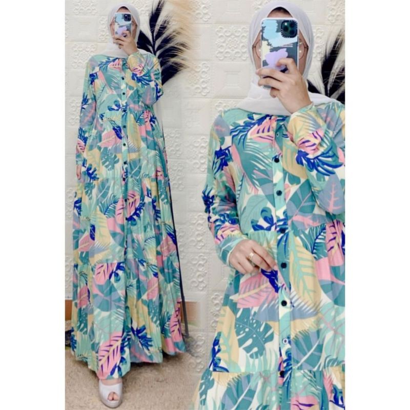 Gamis terbaru 2021gamis modern dress wanita muslim