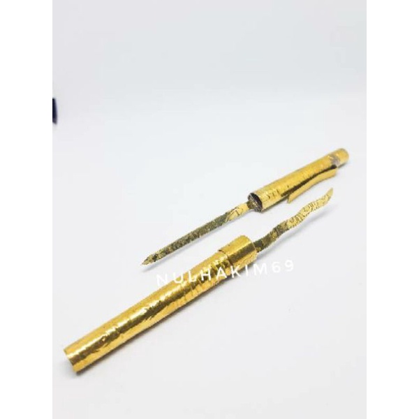 Bolpen keris dari bahan kuningan