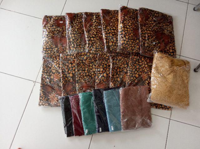 Cople Pria Wanita Gamis Batik Meisya Style // Batik Rampel // 2762 // Tunggal Terbaru
