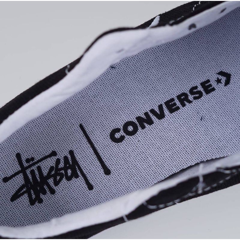 CONVERSE ONE STAR STUSSY BLACK WHITE