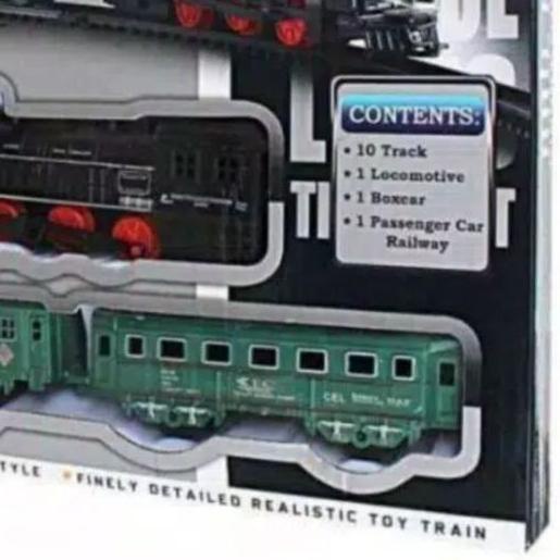 ➱ MAINAN TRAIN SET RAIL KING 13 PCS ۝