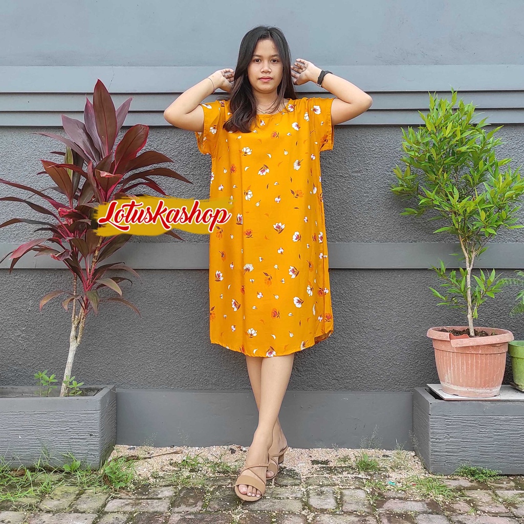 Daster Bali Arnium-Arnium Mustard