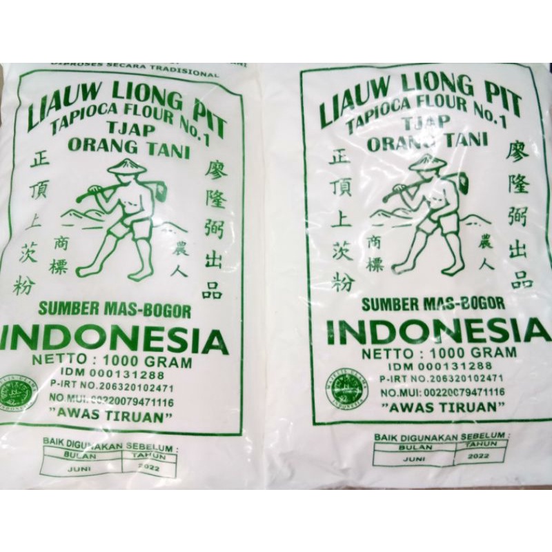 tepung sagu Tani asli Liauw Liong Pit 1 kg