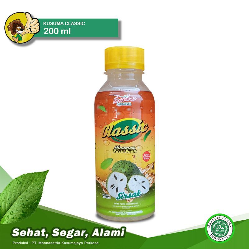 

Kusuma Agrowisata - Classic Sari Sirsak 200ml
