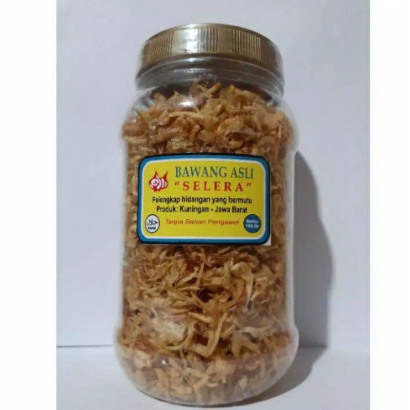 

Bawang Goreng Asli kuningan-jawa barat kemasan 150grm