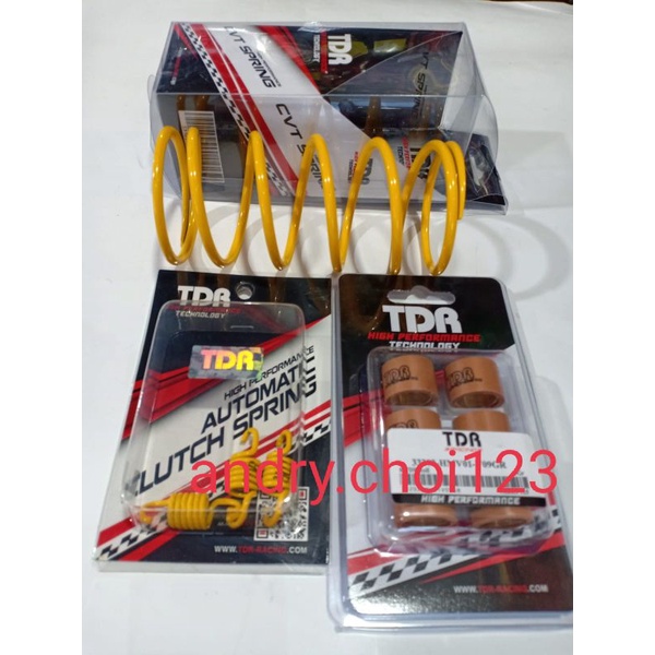 Jual Paket Per Cvt TDR / Per Kampas Ganda TDR / Roller Tdr Vario110