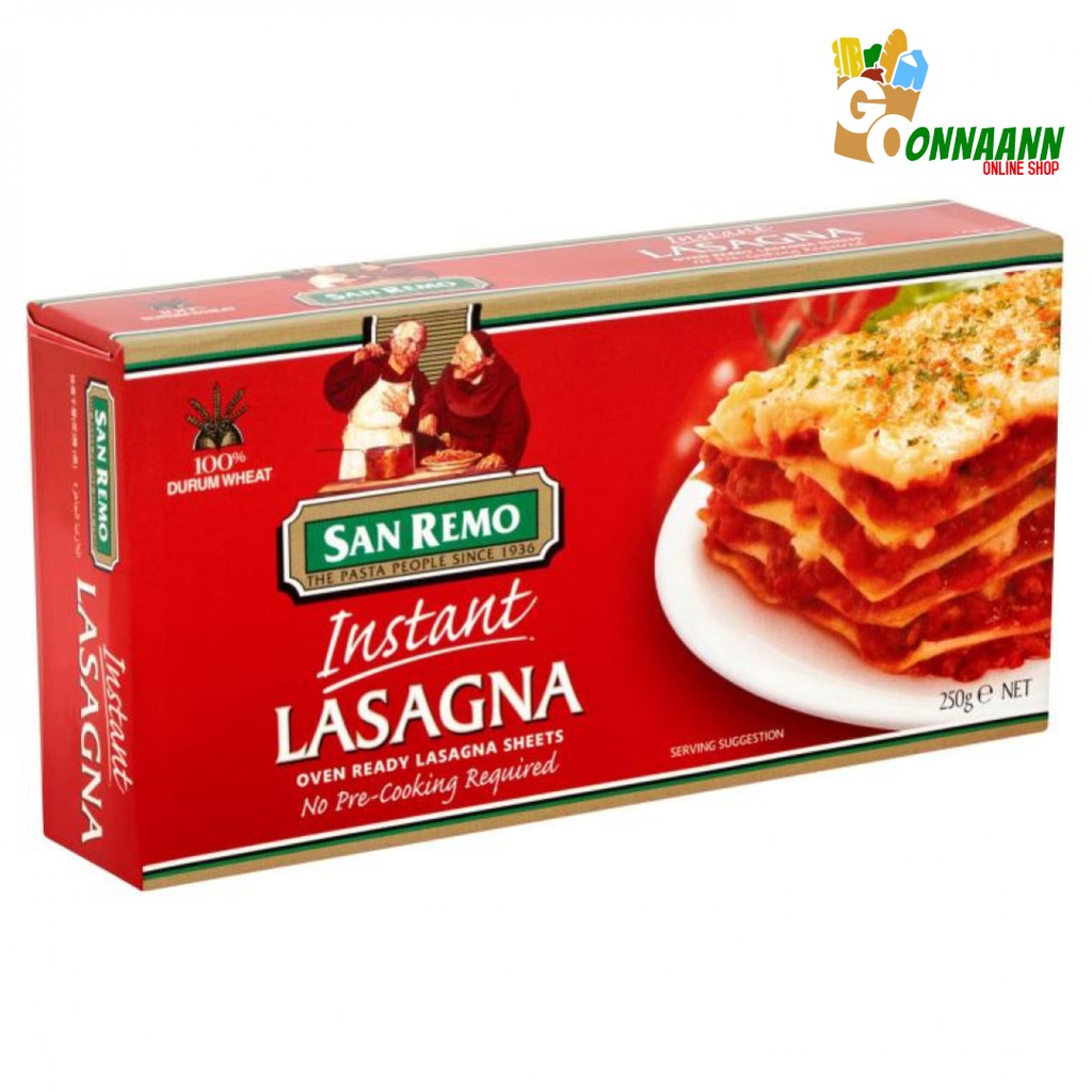 

SAN REMO-INSTANT LASAGNA-250GR