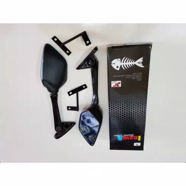 Spion R15 R25 NMax Panjang Karbon Lipat kaca biru dan kaca putih KING DIAMOND89