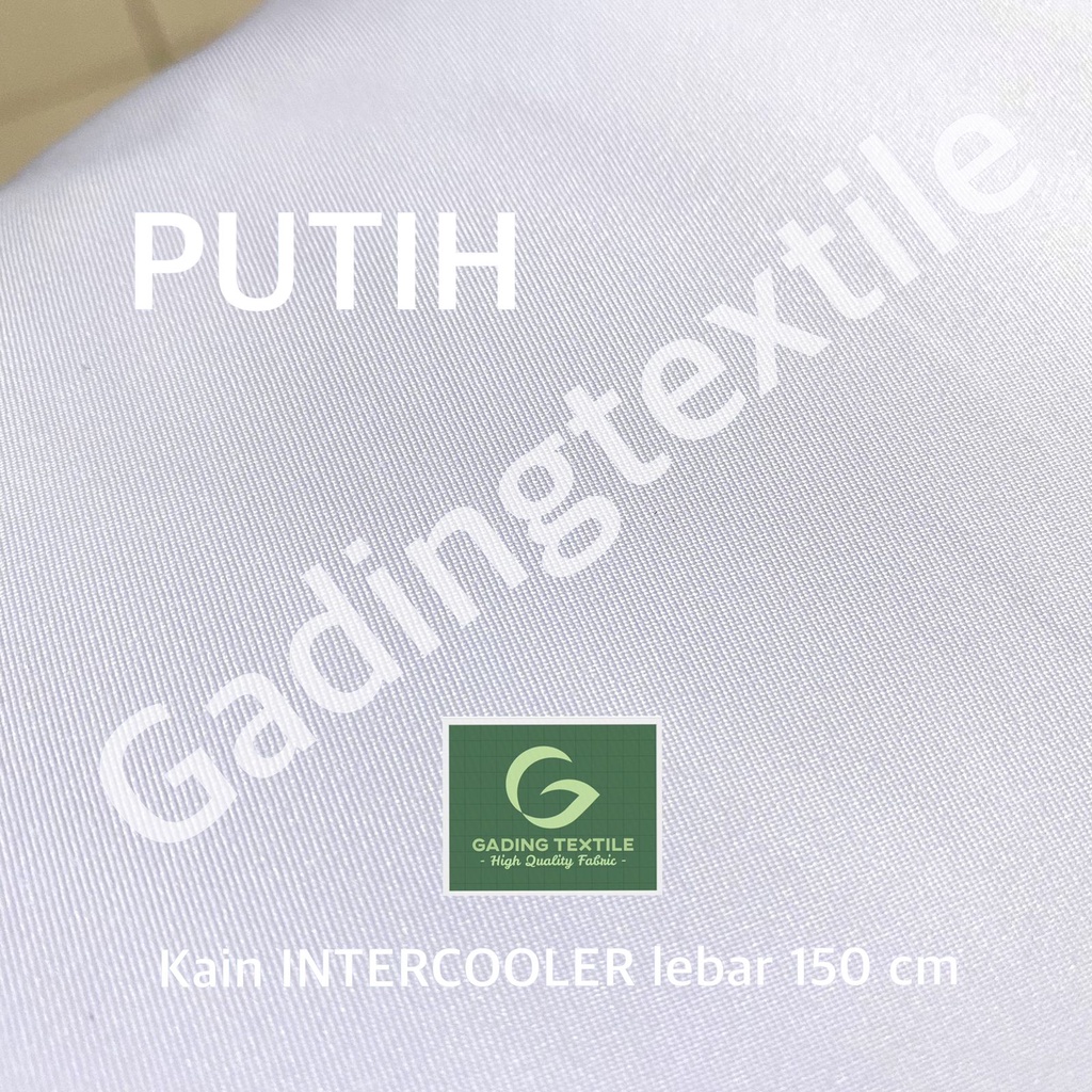 ( per setengah meter ) Kain seragam twill drill high twist INTERCOOLER lebar 150 cm meteran bahan celana rok baju atasan bawahan seragam sekolah KULOT TUNIK pakaian dinas almamater topi jas blazer blaser blouse dasi printing sublime sublim hordeng gorden