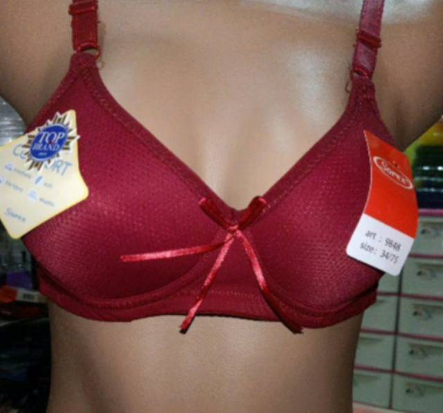 Bra Sorex 9848 tanpa kawat Extra comfort (34-38) cup kecil A