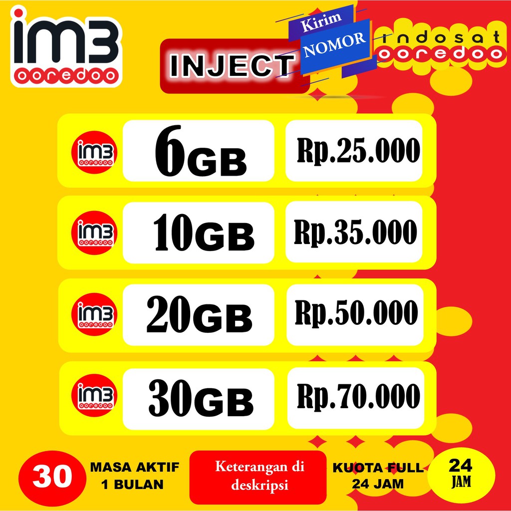 Harga Paket Inject Terbaik Voucher Mei 2021 Shopee Indonesia