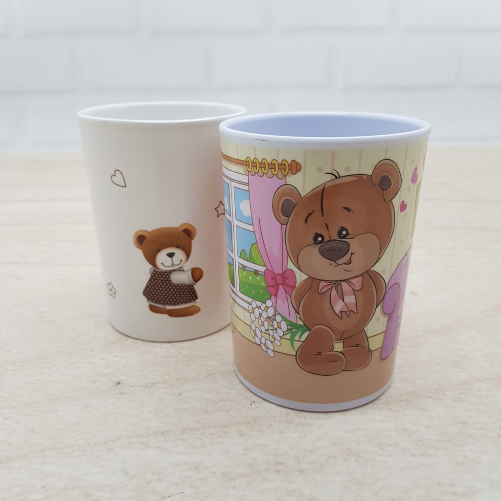 Gelas Anak Karakter Melamin / Gelas Minum Melamin CF3951-3 Vanda