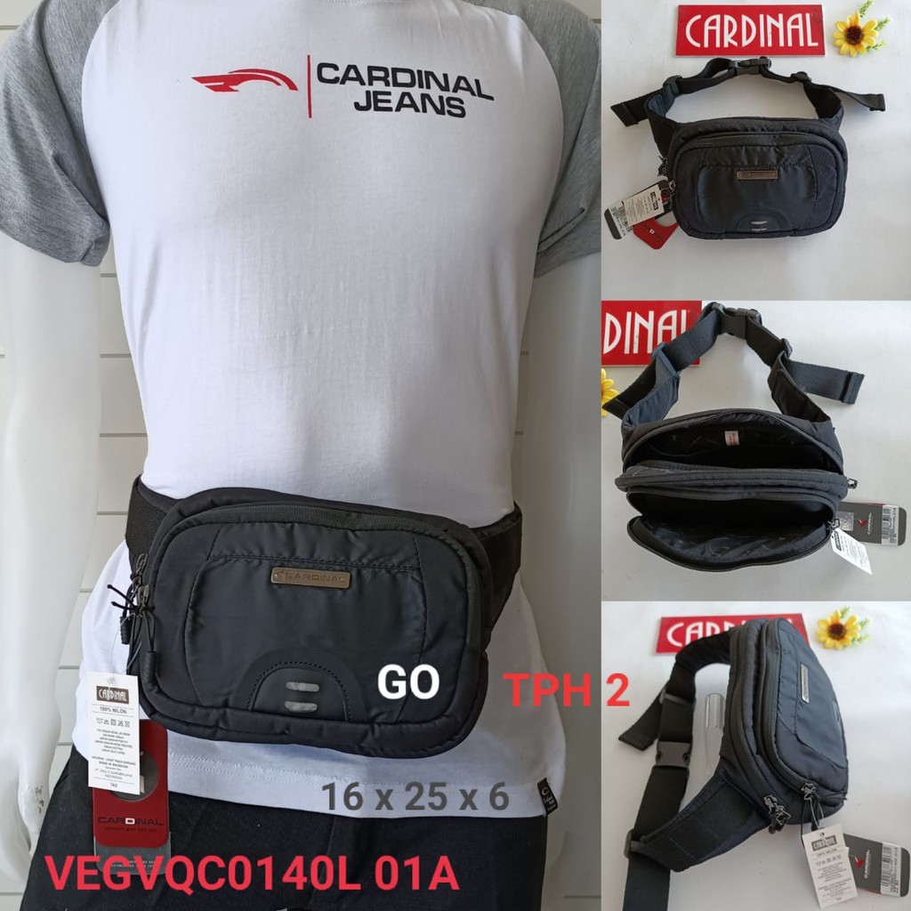 gof TP CARDINAL Tas Pinggang /Waits Bag Tas Cowok Tas Cowok Gaul Tas Pria Kekinian