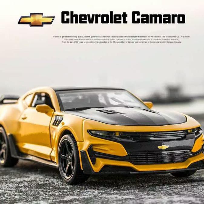 Miniatur Diecast scala 1:32 Mobil Chevrolet Camaro Bumblebee