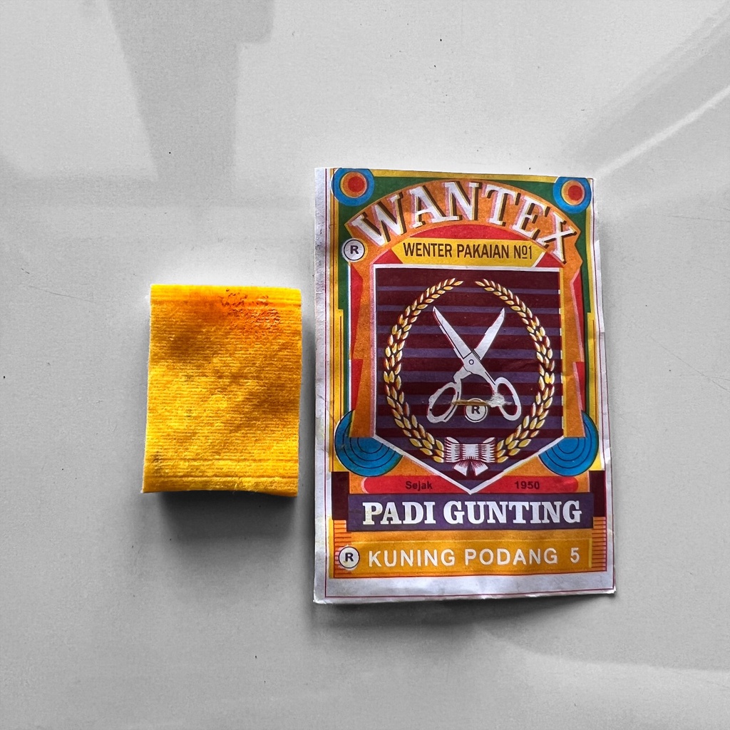 Wantex Kuning Podang 5 Padi Gunting Wenter Pewarna Warna Warni Tie Dye Baju Sumbo Sumba Kain Cotton Satuan Eceran Jumputan Art Celup Wentek Serbuk Coloring Color Jumput Craft Crafting Kerajinan Jeans Sepatu Jaket Sweater Bahan Seni Grosir Prakarya Malang