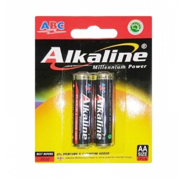 ISI 2PCS Batu Baterai Alkaline AA - 1.5 V Battery ABC Alkaline A2 - Baterai Jam Baterai Mainan