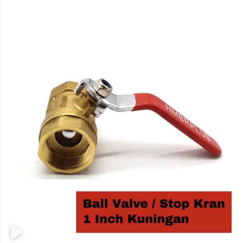 Ball valve Kuningan 1 Inch - Stop Kran Stopkran 1&quot; Move