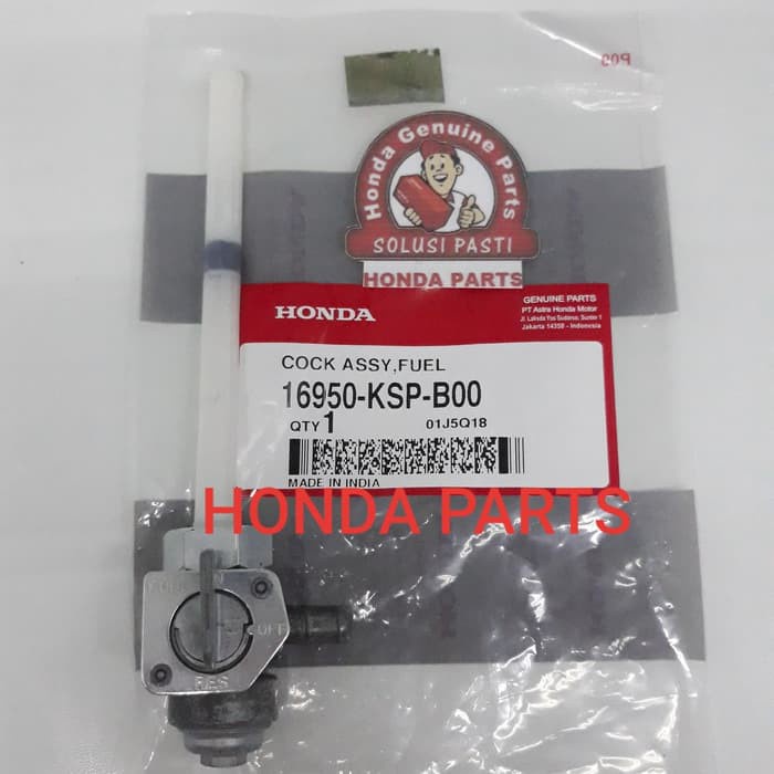 HONDA PART KRAN BENSIN COCK ASSY FUEL NEW MEGAPRO CARBURATOR ORIGINAL AHM AHM   .