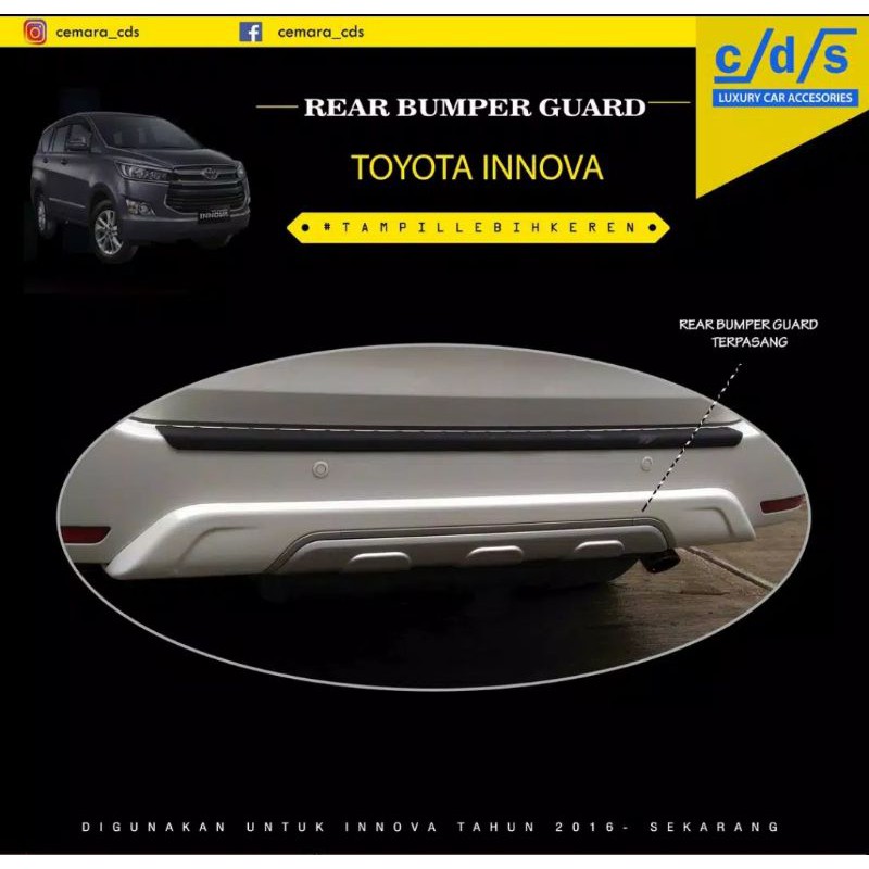 INNOVA 16 REBORN Bemper Belakang Skid Plate