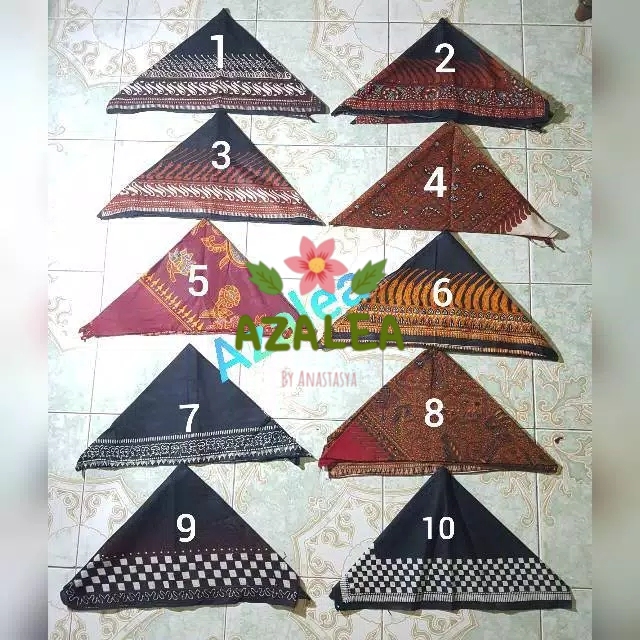 Iket Batik Udeng Segitiga