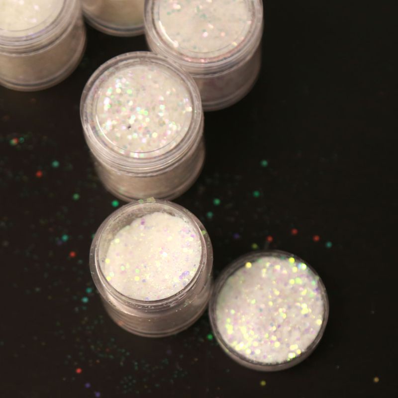 Siy Pigmen Resin Sequin Glitter Aurora 1mm 5 Warna 10ml Untuk Membuat Perhiasan