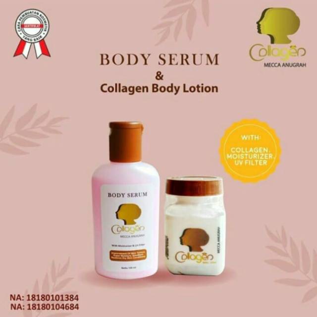 PAKET MECCA ANUGRAH ( BIBIT COLLAGEN + BODY SERUM ) ORIGINAL BPOM