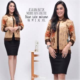 Blouse Batik Wanita Terbaru Model Soulmate Model Batik Atasan Wanita Atasan Baju Batik Wanita